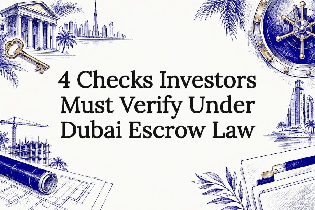 Cover image for 4 Checks Investors Must Verify Under Dubai Escrow Law