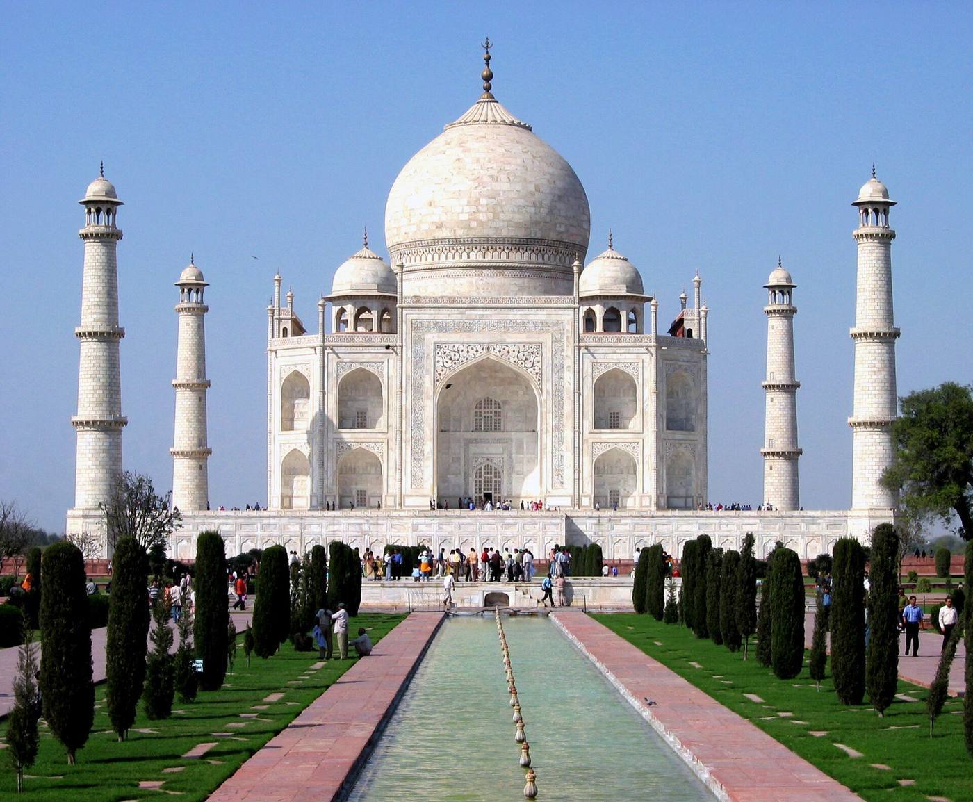 the Taj Mahal, an illustration